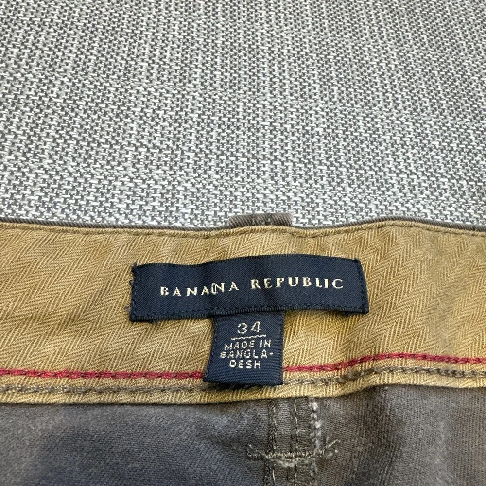 Banana Republic Cargo Shorts 34 Brown Utility Hiking Tactical Drawstring Pockets